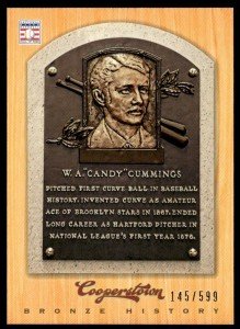 2012 Panini Cooperstown Candy Cummings #95 Bronze Card