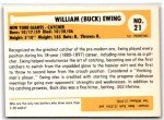 1980s SSPC Baseball Immortals Buck Ewing Card