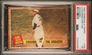 Venezuela 1962 Babe Ruth Topps Card #142