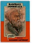 1980s SSPC Baseball Immortals Alexander Cartwright Card