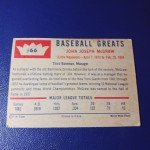1960 Fleer John McGraw Baseball Card #66