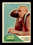 1960 Fleer Jack Kemp Rookie Card #124