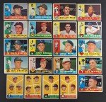 1960 Topps Baseball Set Break – 21 Cards
