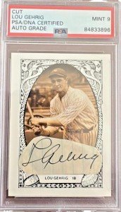 Lou Gehrig Auto Signature - New York Yankees