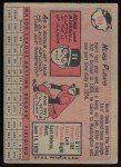 1958 Topps Herb Plews Card #109