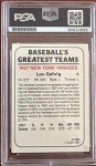 Lou Gehrig Auto Signature - New York Yankees
