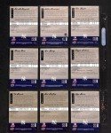 2008 UD Yankee Stadium Legacy 9 Card Set