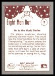1988 Pacific Eight Men Out Baseball Card Set