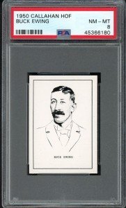 1950-56 Callahan Buck Ewing Giants PSA 8