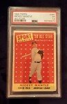 1958 Topps Mickey Mantle Yankees Card #487