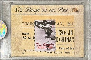 Tris Speaker 1/1 2019 Pieces of Our Past