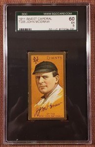 1911 Sweet Caporal T205 John McGraw Baseball Card