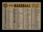 1960 Topps Yankees #332 Baseball Card