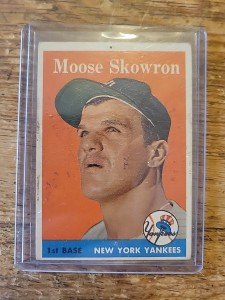 1958 Topps Bill Skowron Baseball Card #240