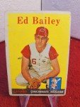 1958 Topps Ed Bailey #330 Cincinnati Redlegs Card