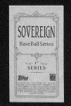 2020 Topps 206 Ty Cobb Sovereign Back Card
