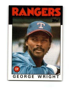1986 Topps George Wright Card #169