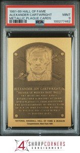1981 Alexander Cartwright Hall of Fame Card