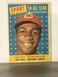 1958 Topps Sport Magazine Frank Robinson All-Star Card