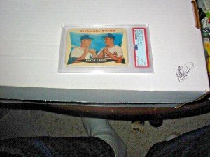 1960 Topps Mantle & Boyer Rival All-Stars Card