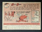 1958 Topps #278 Mack Burk Phillies Card
