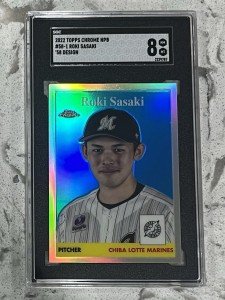 2022 Chrome Roki Sasaki NPB Card #58-1