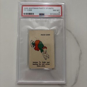 Ty Cobb 1935 Whitman Baseball Card PSA 8