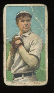 1909-11 T206 Christy Mathewson Baseball Card