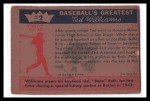 1959 Fleer Ted Williams #2 Sports Card