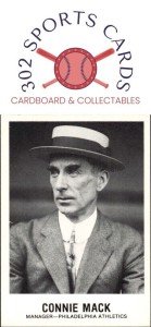 1977-84 Galasso Glossy Greats Connie Mack Card