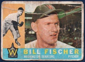 1960 Topps Bill Fischer #76 Washington Senators Card