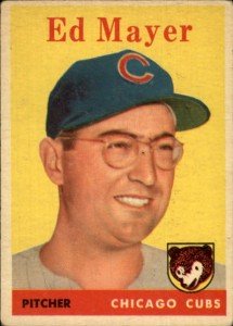 1958 Topps Ed Mayer Baseball Card #461