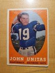 1958 Topps Johnny Unitas Card #22