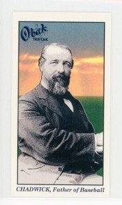 2009 TriStar Obak Henry Chadwick Mini Card #47