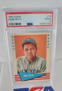 1961 Fleer Babe Ruth #75 Sports Card