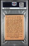 1935 Grover Alexander Baseball Card #19 PSA 1