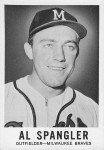 1960 Leaf Baseball Card #38 Al Spangler