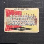 1960 Topps Venezuelan Washington Team Card
