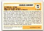 1980s SSPC Baseball Immortals Charles Comiskey #19