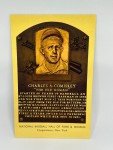 Charles Comiskey 1964-1980 HOF Plaque Postcard