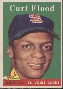 Curt Flood 1958 Topps Rookie Card #464