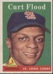 Curt Flood 1958 Topps Rookie Card #464