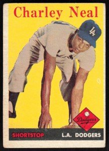 1958 Topps Charley Neal #16 Sports Card