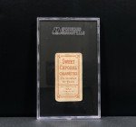 1909-11 T206 Ty Cobb Portrait Red Back Card