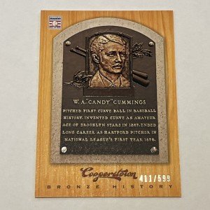 2012 Panini Cooperstown Candy Cummings Bronze Card