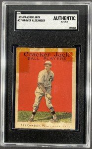 1915 Cracker Jack Grover Cleveland Alexander Card