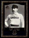 2001 SP Legendary Cuts Cap Anson Chicago Cubs Card