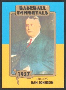 1980 Ban Johnson #7 Baseball Card - 1st Printing