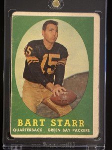 1958 Topps Bart Starr Football Card #66
