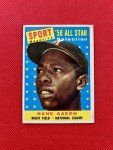 1958 Topps Hank Aaron All-Star Card #488